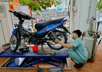 Giải pháp thiết bị sửa chữa xe máy Oshima cần có